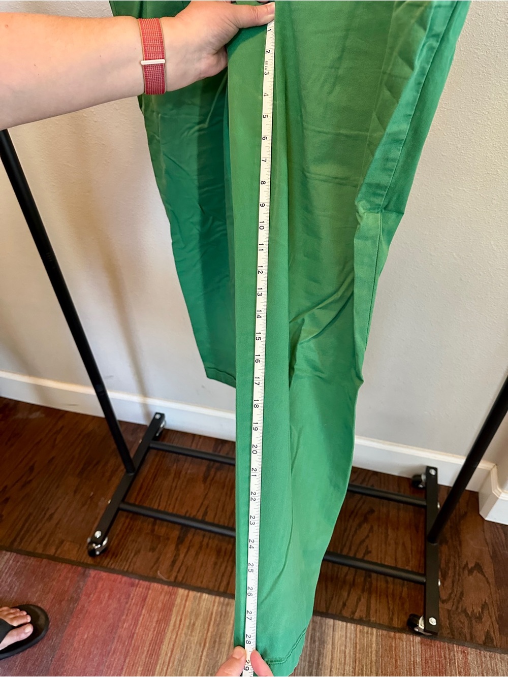 Broken-In Straight Green Khakis by GAP, 30" Inseam - Picture 3 of 4